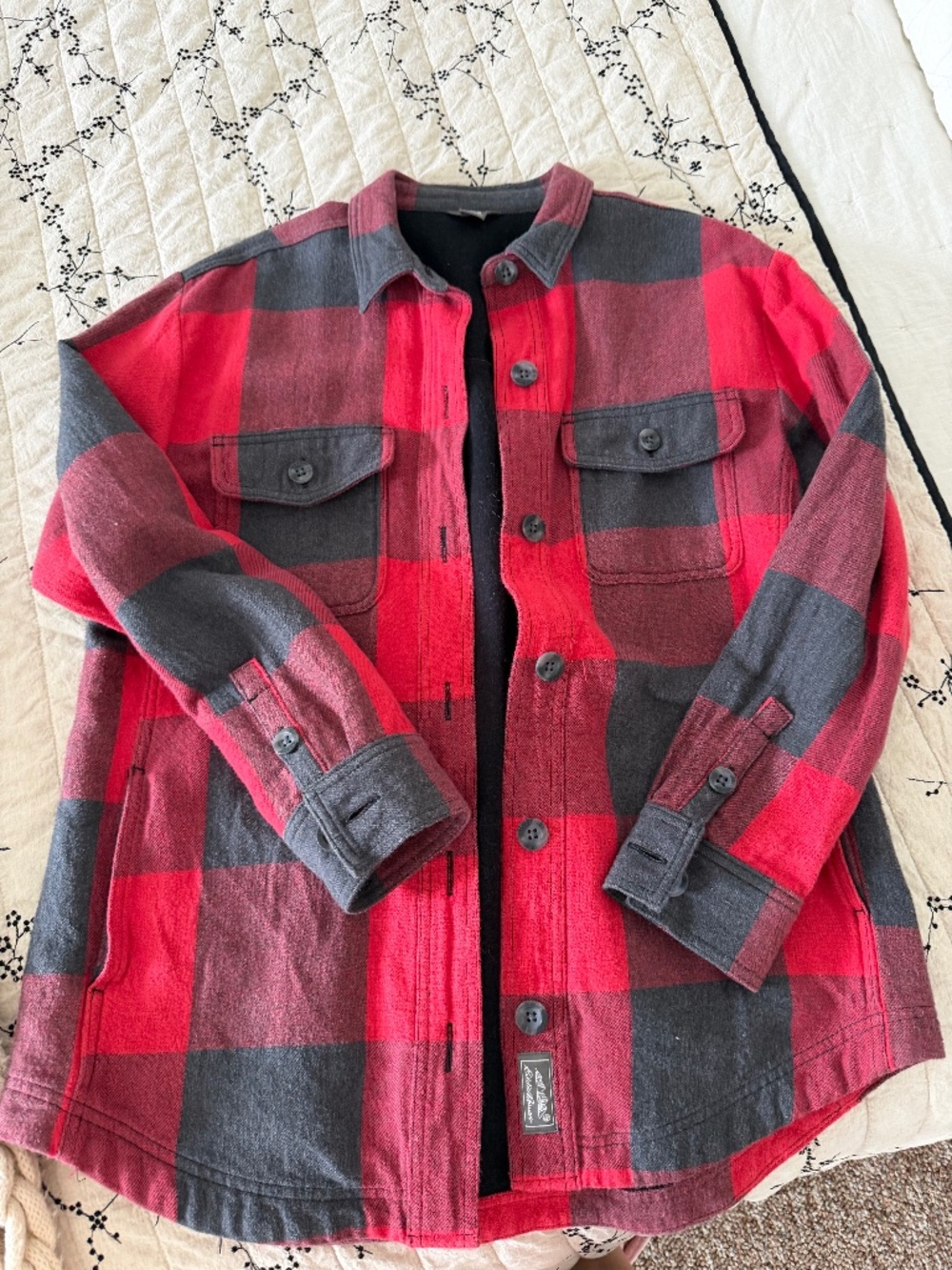 Quilted Button Up Jacket